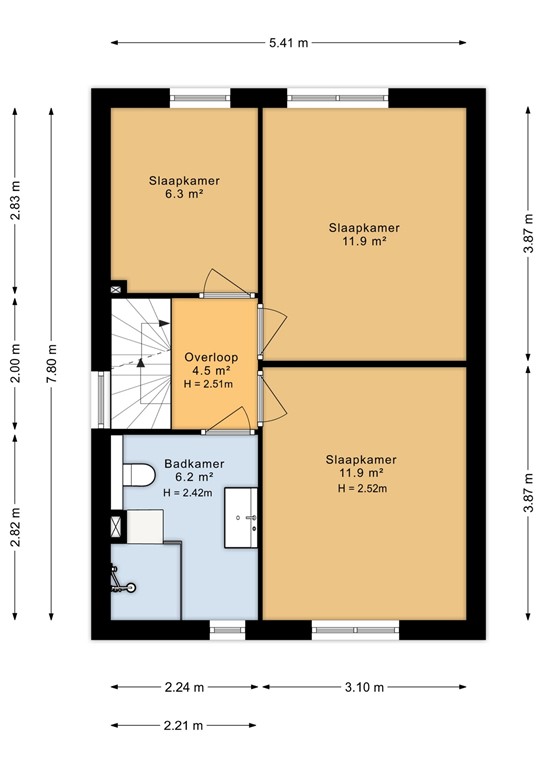 mediumsize floorplan